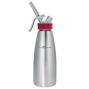 Colichef Siphon Professionnel à Chantilly iSi Gourmet Whip 1 Litre/Parfait pour Les préparations Chaudes ou Froides (chantillys et espumas). Le Choix des Plus Grands Chefs du Monde Entier