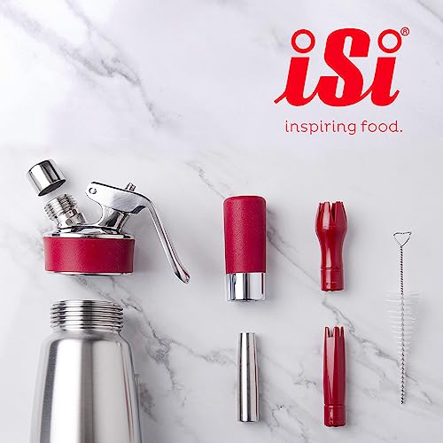 Colichef Siphon Professionnel à Chantilly iSi Gourmet Whip 1 Litre/Parfait pour Les préparations Chaudes ou Froides (chantillys et espumas). Le Choix des Plus Grands Chefs du Monde Entier – Image 2
